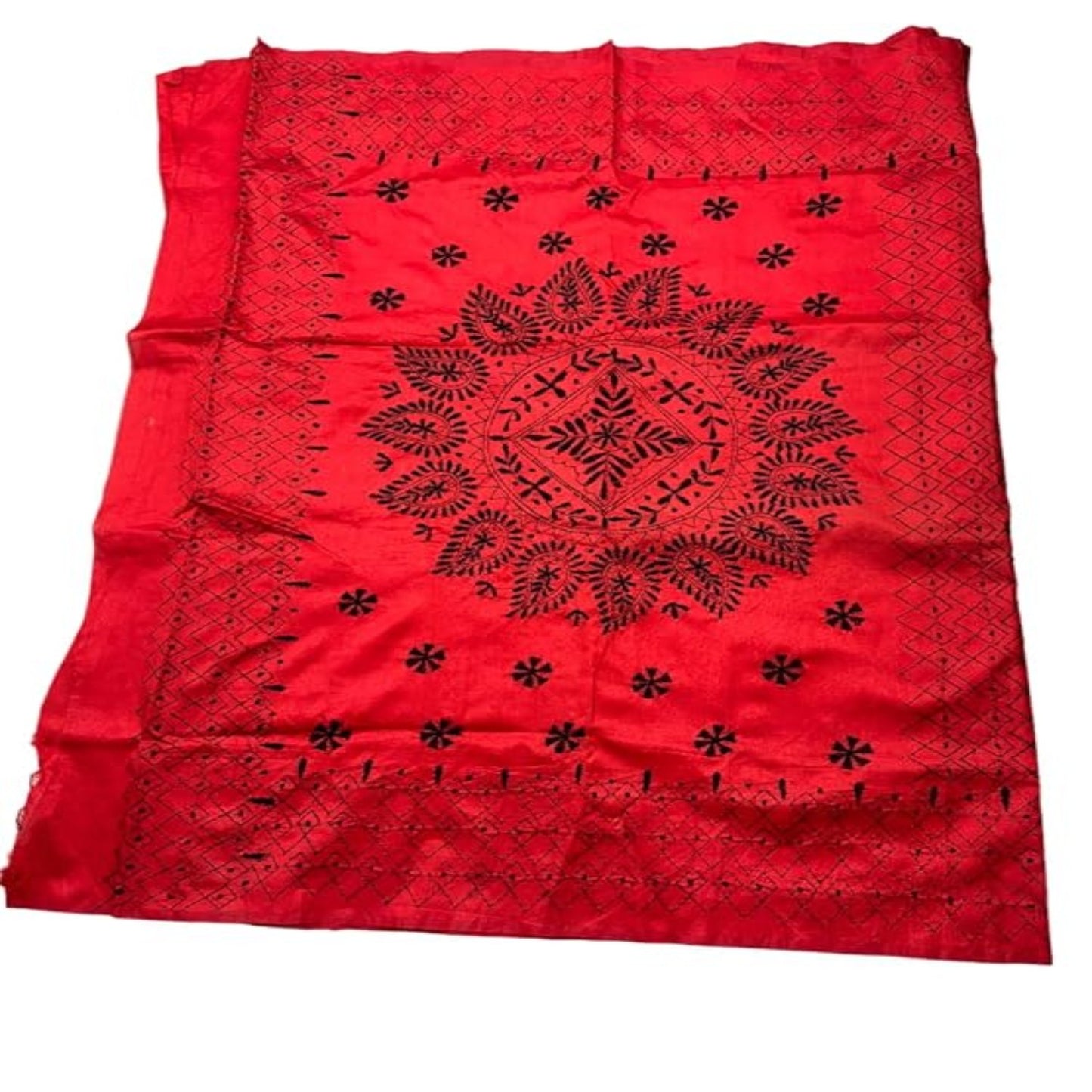 Kantha Stitch Saree