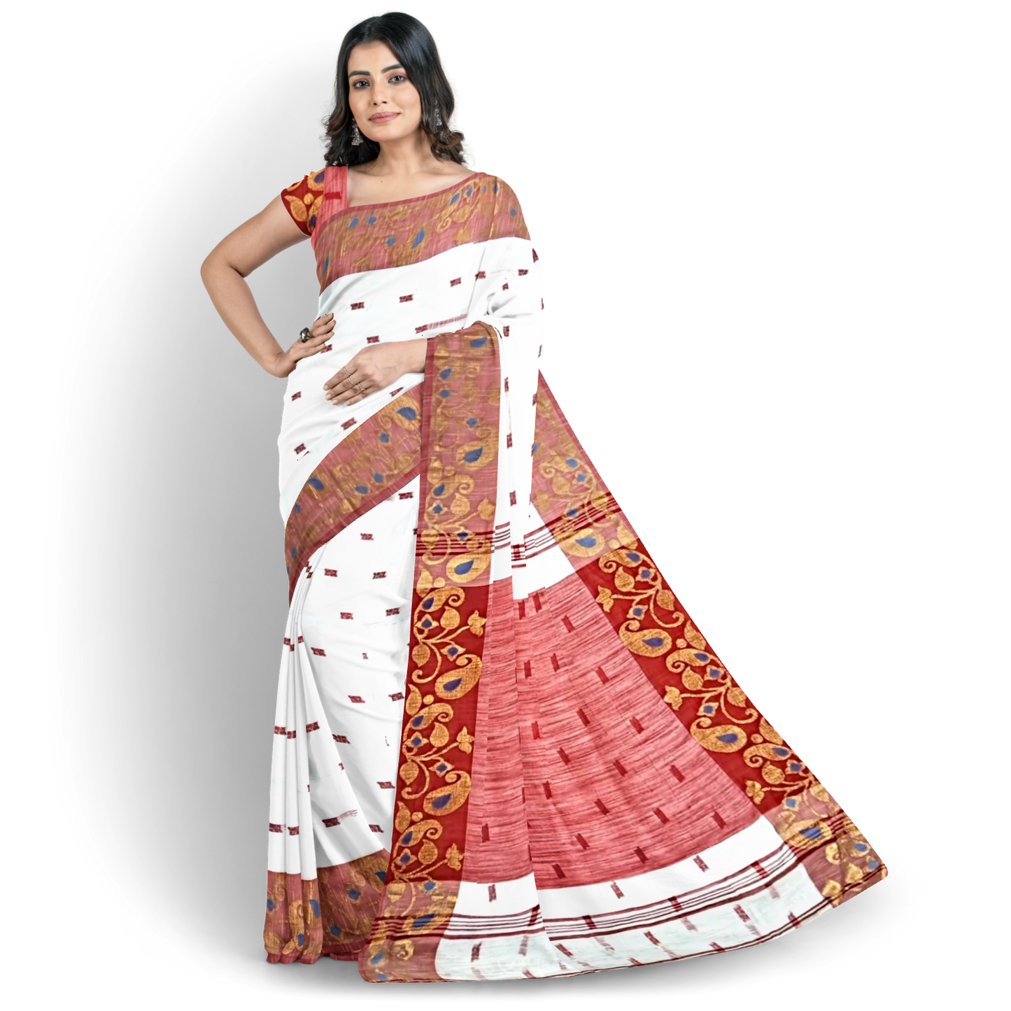 Soft Cotton Silk Handloom Saree