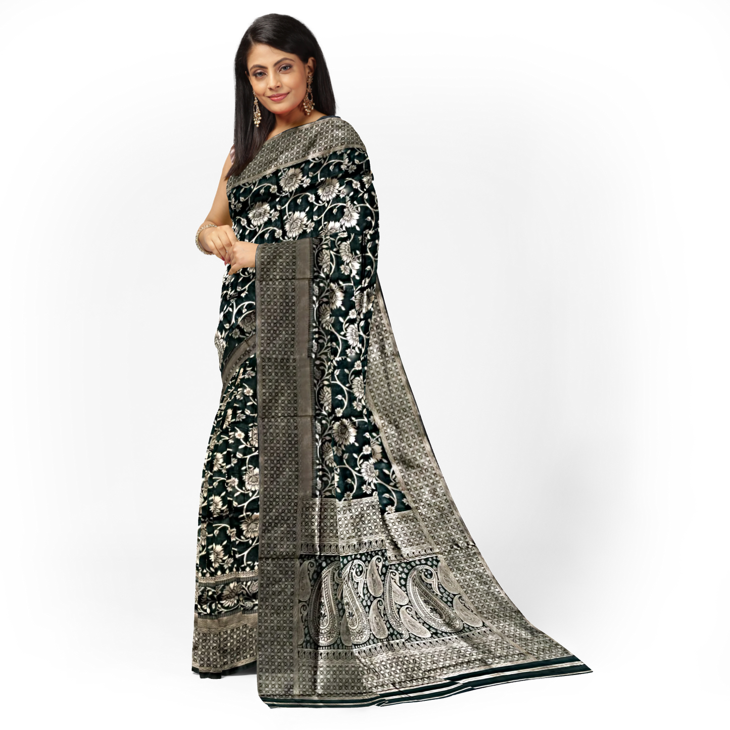 Fancy Rapier Jacquard Silk Saree