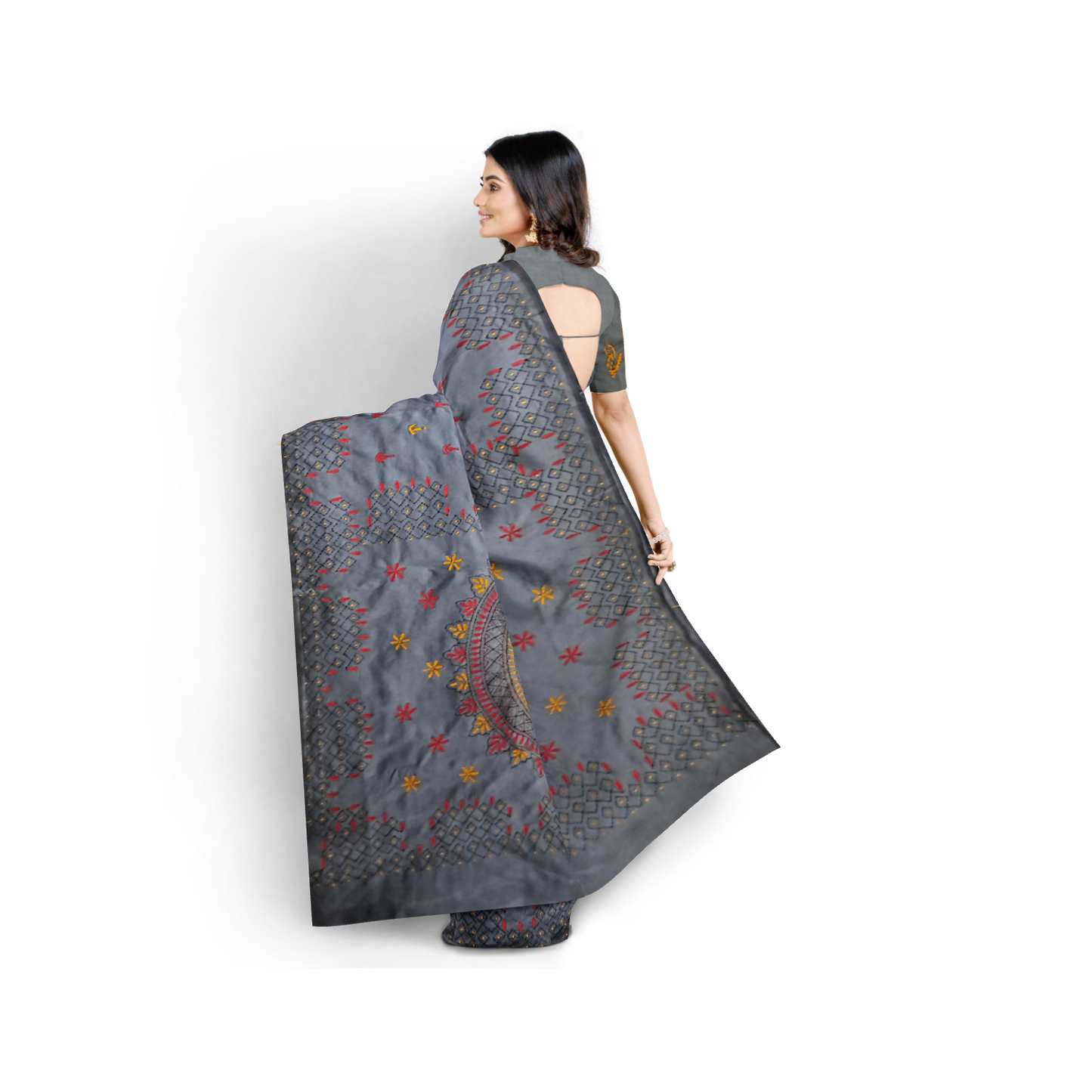 Katha Stich Saree