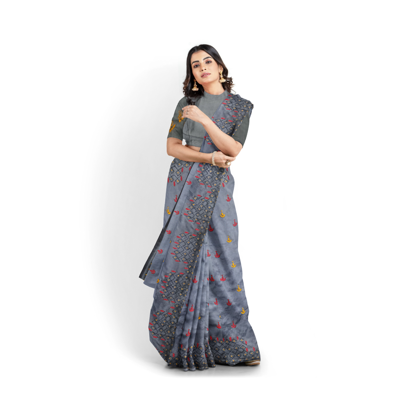 Katha Stich Saree