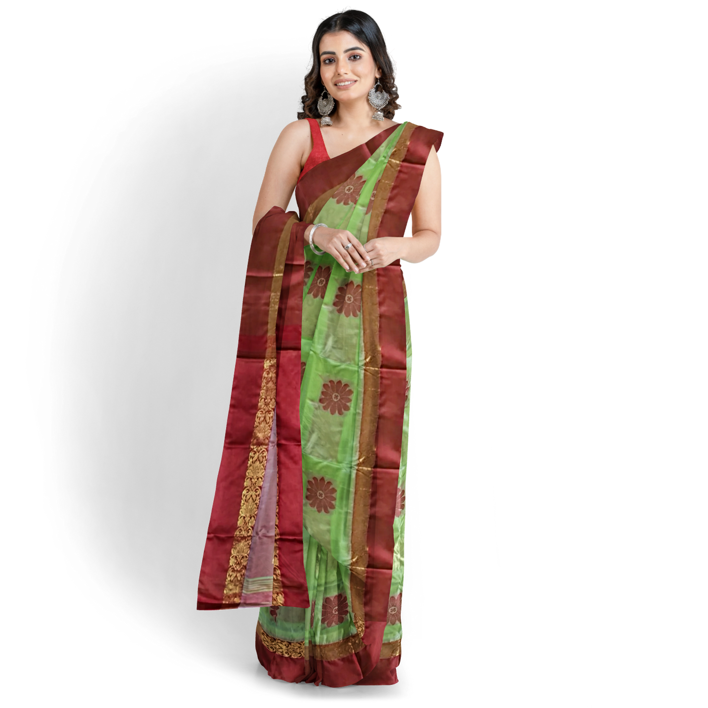 Hand Woven Pure Tussar Silk Saree